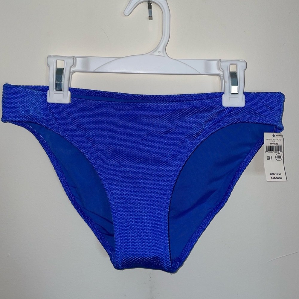 Aerie Shine Pique Bikini Bottom